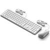 Satechi Set di mouse e tastiera cablati Satechi Slim CLX3 - Design compatto ed elegante - Costruzione resistente e leggera - Connessione USB-C con adattatore USB-A integrato - Grigio