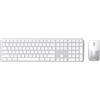 Satechi Slim CEX3, set tastiera e mouse wireless - Connessione Bluetooth 5.3 - Compatibile con 3 dispositivi - Include ricevitore USB-C da 2,4 GHz - Grigio