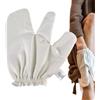 Generic 1 paio di guanti Garshana in seta grezza, unisex, guanti da massaggio in seta, lavabili per donne e uomini, piedi schiena, spa, viaggi, casa, massaggi igienici