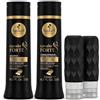 Paradea Haskell Kit Cavalo Forte Shampoo e Balsamo 300 ml + 2 Flaconi da Viaggio Paradea Travel 90 ml