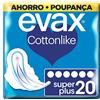 Evax Cottonlike Superplus-Assorbenti Ali, Confezione Da 20-30 Gr