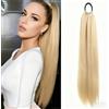 UIEXAY Coda Capelli Extension, Extension Per Capelli Veri, Con Treccia, Lunghezza 60 Cm, Per Donne E Ragazze, Uso Quotidiano E Occasioni Speciali