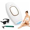AAFGVC Solippy Luce Pulsata IPL Depilatore Laser Domestico Viso Corpo 5 Livelli (Bianco)