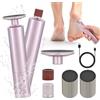 Focenat 2 in 1 Pedicure Elettrico, Fresa per Calli e Duroni Piedi, Lima Elettrica per Piedi, Pedicure Elettrico Professionale, Lima per Piedi e Talloni con Cuscinetti di Ricambio, 6 Velocità
