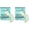 Foamie Shampoo solido per capelli secchi con aloe vera e olio di mandorle che idrata intensamente i capelli secchi shampoo 100% vegano e senza plastica 20 g (Confezione da 2)