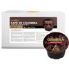 Gimoka Caffè Colombia 100 Capsule compatibile con Lavazza Blue e In Black | 1 confezione da 100 capsule da 9g. Miscela 100% Arabica Colombia per un espresso rotondo con note di frutta e cioccolato.