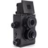 Erchineko Kit Fotocamera Reflex a Doppia Lente TLR 35mm Fai da Te | Lunghezza Focale Obiettivo da 47 Mm, per Pellicola 35 Mm 135, Mirino a Livello della per Appassionati di Fotografia