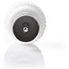 NEDIS Spina IEC (Coax) - diritta - spina - nichelata - 75 Ohm - vite - Diametro ingresso cavo: 7,0 mm - Metallo/PVC - Bianco - Confezione da 2 pezzi