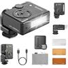 Godox Lux Junior II S Flash Retrò, TTL, HSS 1/8000s, GN18 | Per fotocamere Sony, TTL/M/Multi, controllo wireless, sincronizzazione prima e seconda tendina, batteria integrata