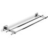 Croydex Flexi Fix Camberwell doppio gancio, colore: Argento, Silver, taglia unica