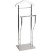 HAKU Servitore da uomo silenzioso in cashmere cromato - Dimensioni: L 45 x H 110 x P 30 cm, Stile: moderno