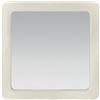 DRW Specchio da parete quadrato bianco laccato in legno 100 x 4 x 100 cm