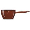 WELL HOME MOBILIARIO & DECORACIÓN Collezione T-Ja in acciaio con doppia smaltatura, casseruola con beccuccio Ø 18 x 10 cm (2,5 l), adatta per induzione, forno e fuoco diretto | per salate, pasta madre e cottura lenta senza PFOA |