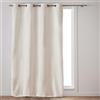 Douceur d'Intérieur, Tenda oscurante 100%, occhielli, 140 x 260 cm, Abyss | Tessuto moderno, facile da installare con 8 anelli, facile da pulire, decorazione per soggiorno e camera da letto