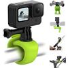 TELESIN Supporto Cinghia Flessibile 360° per Fotocamera, Nastro Avvolgente per Bicicletta Moto Tubo Manubrio Asta Bastone Sci, Accessori per GoPro Max Hero 12 11 10 9 Insta360 X3 DJI