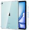 MoKo Custodia Trasparente per iPad Air 11 (M3 2025/M2 2024) iPad Air 5a/4a 10,9 Pollici (2020/2022), Cover Trasparente in TPU Morbido con 4 Angoli Rinforzati, Trasparente