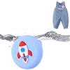Dingfeiyu Porta Scarpe Cover Per Airtag Bambini Adulti, Braccialetti Plantare per Airtag, Anti-smarrimento e Anti-graffio Portachiavi Custodia Case (Razzo 3D)