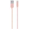 Belkin Cavo Metallico di Ricarica da Lightning a USB, Certificato MFi per iPhone 11, 11 Pro, 11 Pro Max, XS, XS Max, XR, X, 8/8 Plus e Altri, 1.2 m, Oro Rosa