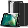 Yiernuo Custodia per iPad 9 8 7 Generation 10.2 Pollici 2021 2020 2019,iPad Air 3 Generation 10.5 2019, iPad Pro 10.5 2017 Tablet,Traslucido Cover con Funzione Supporto e Auto Sveglia/Sonno,Nero