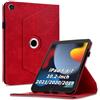 Vkooer Custodia girevole a 360, compatibile con iPad da 9/8/7 (10,2 pollici, modello 2021/2020/2019, 9th/8th/7th generazione), girevole a 90 gradi, custodia protettiva per tablet iPad 10,2, colore