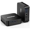 ACEMAGICIAN K1 Mini PC, AMD Ryzen R2544 (Superiore a 4300U/3500U, 3,7 GHz) | 16GB DDR4 1TB SSD Micro Desktop Computer, HDMI+DP+Type-C | Win11 Pro per Ufficio, Scuola, Business