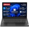 Lenovo Notebook, Pc Portatile Intel Core i3 1315U 13a Gen | 8GB DDR5, Display FHD 15,6, SSD 512GB NVMe, Wi-Fi 6, Bluetooth 5.2, USB 3.2 Type-C, Win11 Pro, Nero