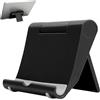 Generic Supporto da scrivania per smartphone, supporto universale per tablet da viaggio, in lega di alluminio resistente, con accesso alla porta di ricarica e portabilità tascabile per cellulare