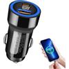Generico Adattatore FAST Caricatore di auto - PD 30W Phone di ricarica del cellulare Caricatore a 2 porte | Adattatore di ricarica rapida automobilistica per controller di gioco, tablet, smartphone, telecamere