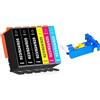 LeciRoba 924 (NO CHIP) Compatibile con cartucce d'inchiostro HP 924 con HP OfficeJet Pro 8120 8030 8123 8133 OfficeJet Pro 8122e 8124e 8125e 8134e 8132e 8135e 8138e 8139e All-in-One (Confezione da 6)