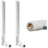 Times Mark 5dBi 4G LTE Antenne 2-Pack - Antenna omnidirezionale SMA maschio per Netgear, router TP-Link, fotocamere Trail e modem (Vodafone/EE/O2/Three), compatibile con modem Terminal Wireless Trail Camera
