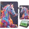 Bemoloon Tablet Cover in Pelle PU per Honor Pad X9a /X9 Pro 11.5 - Colori Vibranti & Design alla Moda, Protezione, Anti-Graffio, Cavallo Colorato