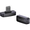 Questyle QCC Dongle Pro 2 - Adattatore Bluetooth Audio 6.1 - SBC, aptX, aptX Adaptive, aptX Lossless, LDAC, LHDC & Audio (LC3) - trasmettitore Hi Res wireless per Cuffie & auricolari
