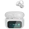 ELLENNE Auricolari IA Traduzione Simultanea Display Touch Colori BIANCO | ELLENNE - Auricolari IA con Traduzione Simultanea in Tempo Reale, Bluetooth, Cuffie Wireless AI, Display Touch Colori Hi-Fi