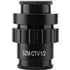 Plyisty 0.5X C-Mount 120g/4.2oz Obiettivo Obiettivo 1/2 Adattatore CTV per Videocamera Digitale Trinoculare Stereo Micr Stereo Obiettivo del microscopio