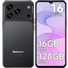 Blackview WAVE 7C Smartphone Offerta Android 16, 16GB+128GB/2TB Telefono | 32MP Cellulare in Offerta, 6.56 Schermo, 5000mAh Cellulari, 4G Dual SIM Telefoni, Face ID, 3 Slot Carte, 3.5mm, IP54, Type-C