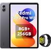 XIAOMI REDMI Pad 2 Pro,8+256 GB,12,1 2,5 K 120 Hz,batteria gigante da 12000 mAh (tipo), processore 4 nm,connettività continua,grigio grafite,WiFi,incluso Smart Watch