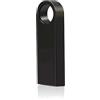 ELLENNE PENDRIVE USB METALLO CHIAVETTA NERO 128GB PORTACHIAVE MEMORIA A01 | PENDRIVE USB METALLO CHIAVETTA 32GB 64GB 128GB PORTACHIAVE MEMORIA ESTERNA IMPERMEABILE PC LAPTOP NOTEBOOK AUTO
