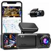 AAFGVC Osmo Dashcam Pro Dash Cam Auto 360 Gradi WiFi GPS e Loop Recording (WiFi+GPS+64GB)