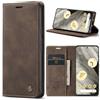 Phernykas Cover per Google Pixel 8 Libro Pelle Portafoglio, [Porta Carte] [Magnetica] Premium PU Flip Wallet Custodia Cellulare Protection per Google Pixel 8 Leather Case, Caffè