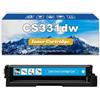 ZHJQDS Cartuccia toner ad alta capacità 20N20K0 20N20C0 20N20Y0 20N20M0 compatibile con stampanti per Lexmark CS331dw CX331adwe CS431dw CX431adw Cyan*1