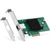 Binardat AQUANTIA AQC107 - Adattatore di rete Ethernet PCIe 10G, controller LAN con chip 10G/5G/2.5G/1G/100Mbps, scheda NIC RJ45, supporto PXE per Windows/Linux