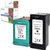 ELLENNE CARTUCCE PER HP 350XL NERO + 351XL COLORE DESKJET OFFICEJET PHOTOSMART | CARTUCCE PER HP 350 XL NERO + 351 XL COLORE 351XL 350XL CARTUCCIA DESKJET D4260 OFFICEJET J5730 J5615 J5740 J6410 PHOTOSMART