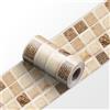 Dostear Bordi Adesivi per Pareti YX112 10 X 240cm Battiscopa Adesivo Cucina Greche Adesive per Cucina