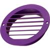 AERZETIX Griglia di ventilazione/aerazione Ø95 mm rotonda da incasso in plastica ASA per interno e esterno/colore lillà