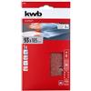 KWB 5 pattini abrasivi 186 x 93 mm GR40