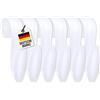 WELLGRO 6 Ganci Per Termosifoni, Qualità Top, Made In Germany, Ganci Per Asciugamano, Bianco