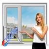 FINEVERNEK Zanzariera Magnetica per Finestre, DIY Zanzariera Dimensione Max 130x150cm, Regolabile Fai-Da-Te per Magnetica Finestre, Lavabile Facile Installazione Senza Forature ni Viti con Calamite