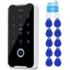 Gaocinys Impronte Digitali RFID Controllo Accesso Tastiera Impermeabile Metallo Apriporta 13.56MHz IC Controller Supporto NFC Telefono Uso Esterno WG26