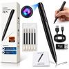 fabquality Penna per fotocamera nascosta spia - cmaera nascosta con telecamera spia da 32 GB con video Full HD 1080P | Mini Nanny Cam per sicurezza domestica, affari e apprendimento | Versione 2023