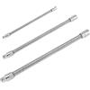 Omninmo 3Pcs Manicotto della Chiave Estensione Asta di Chiavi a Bussola Drive Head Flessibile 1/4 3/8 1/2 Drive Adattatore per Barra di Prolunga a Presa Flessibile Adattatore per Albero in Metallo